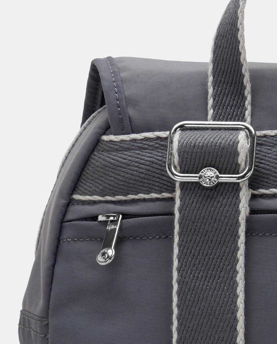 Mochila Pequena com Vários Bolsos Cinzento-escuro-5