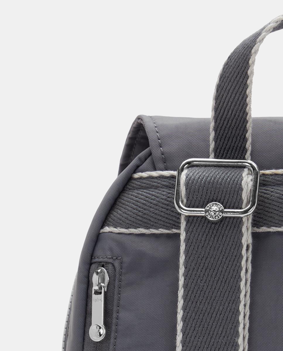 Mochila Pequena com Design Compacto Cinzento-escuro-5