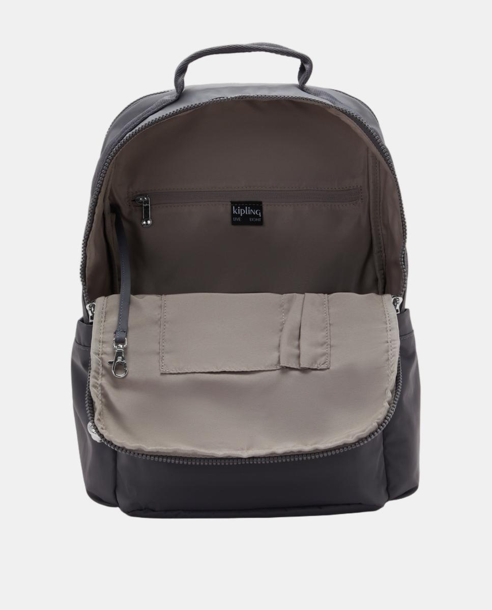 Mochila Grande com Compartimento para Portátil Cinzento-escuro-3