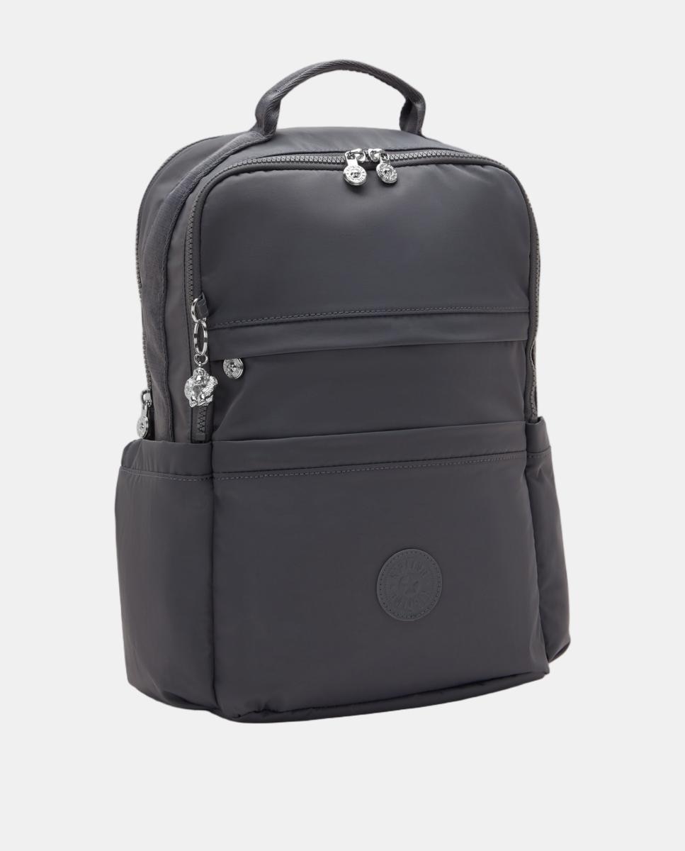 Mochila Grande com Compartimento para Portátil Cinzento-escuro-4
