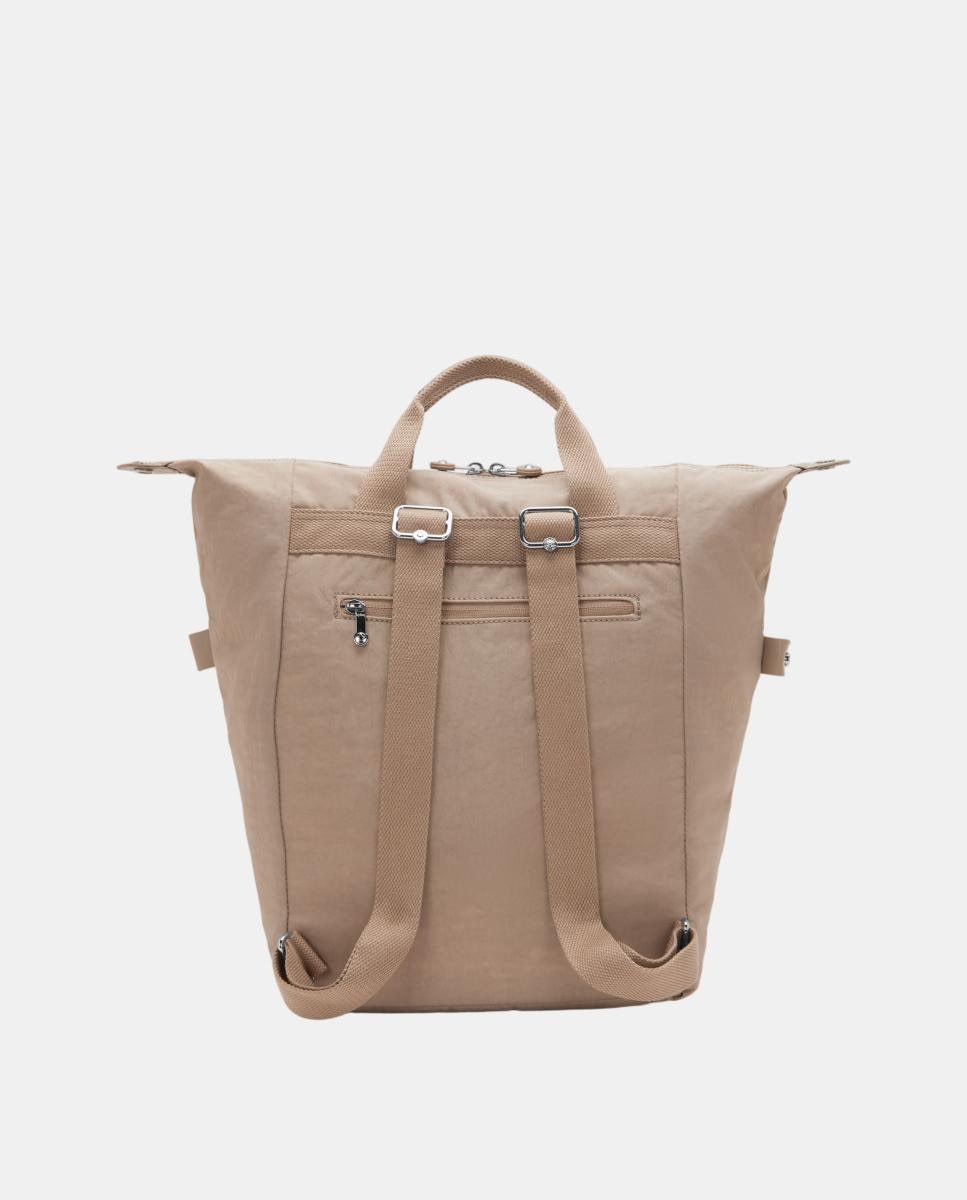 Mochila Média com Compartimento para Portátil Bege-2