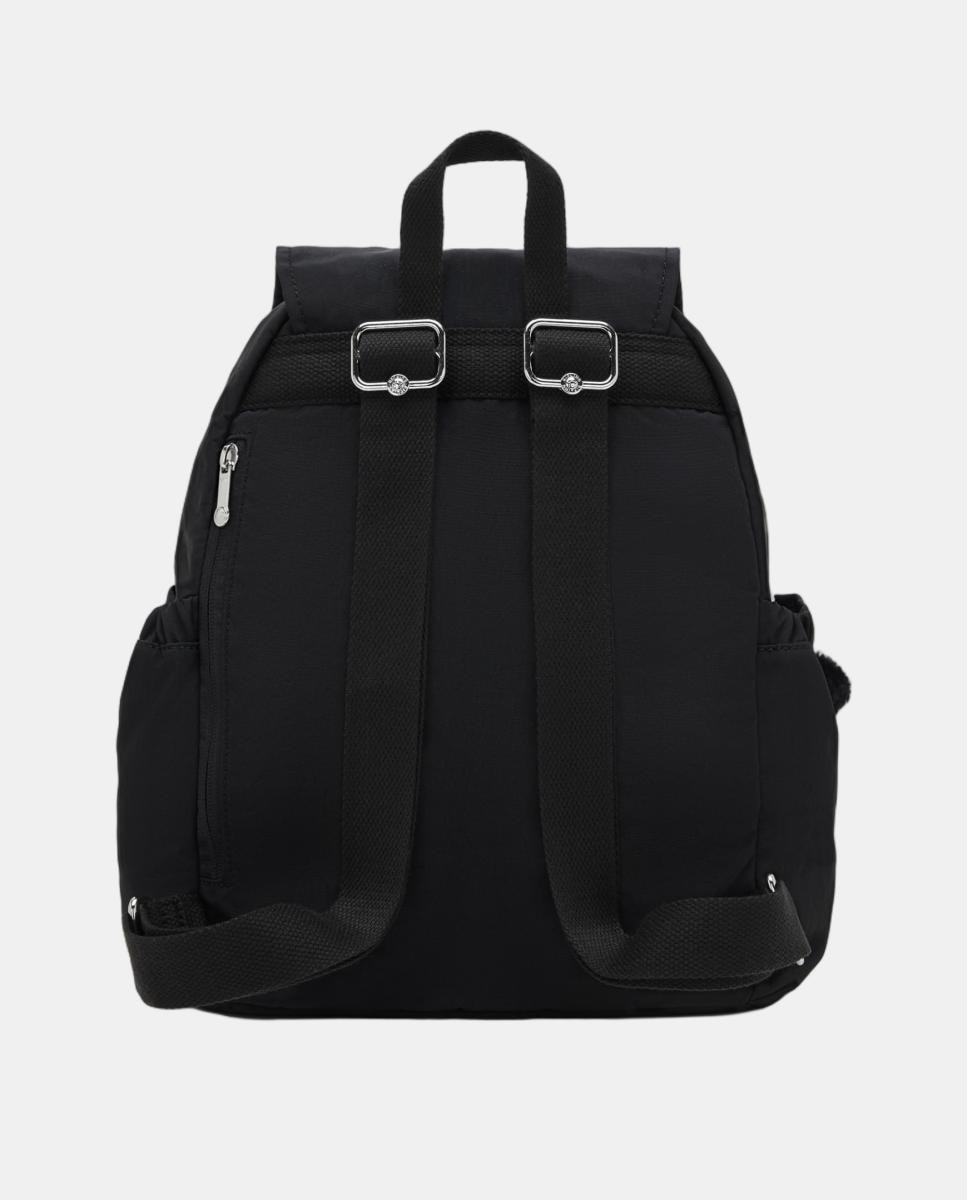 Mochila Pequena com Aba Protetora Preto-2