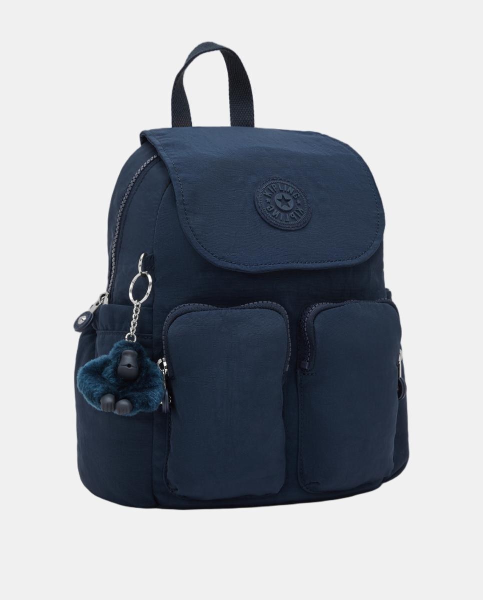 Mochila Pequena com Design Compacto Azul-marinho-4