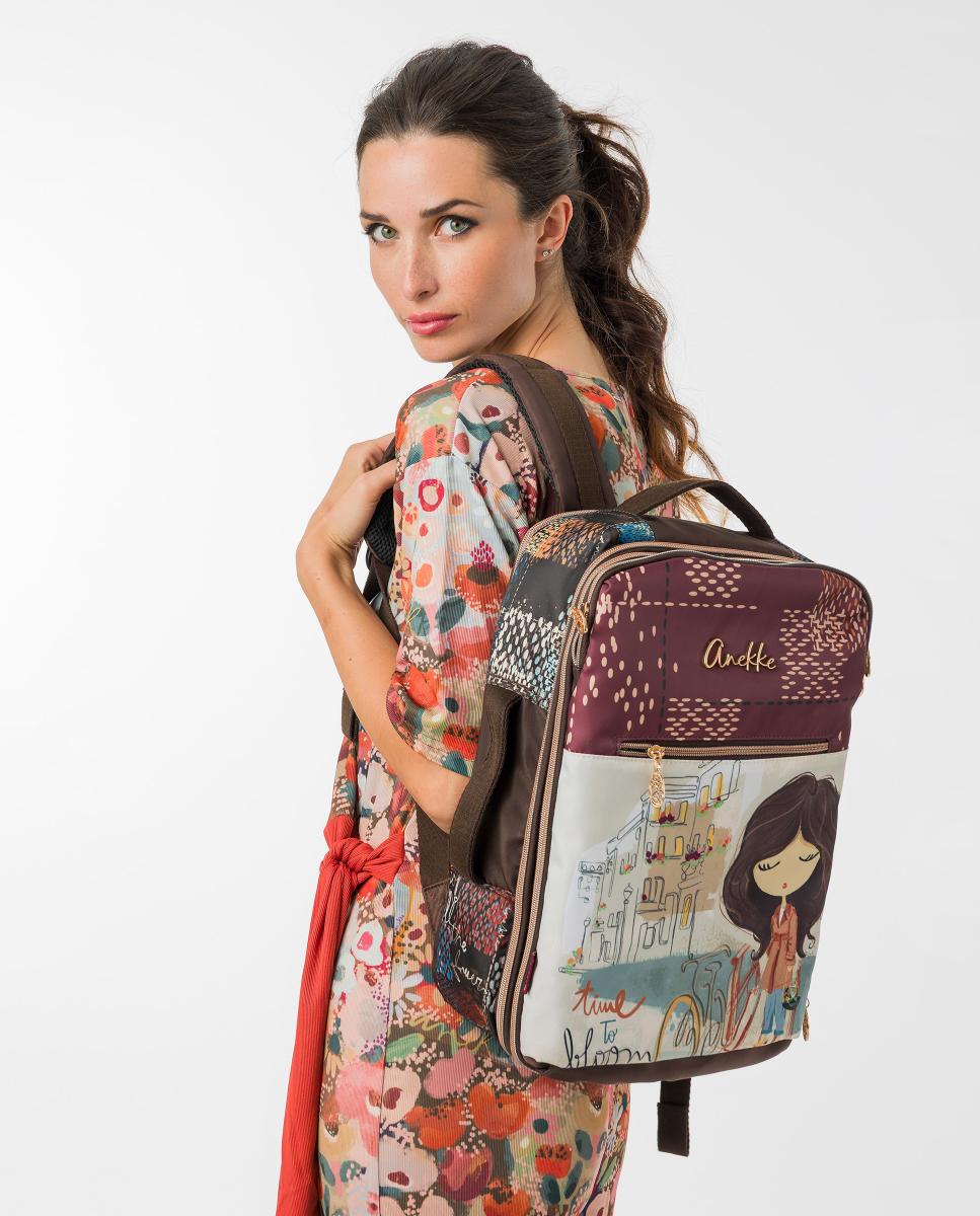 Mochila de Viagem Estampada Tulip Multicolor-6