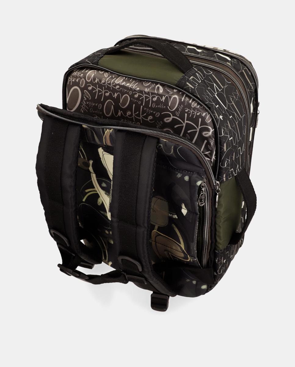 Mochila de Viagem Estampada Orchestra Multicolor-4