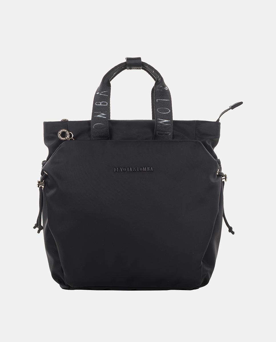 Mochila con doble asa - Devota & Lomba - Negro Negro-1