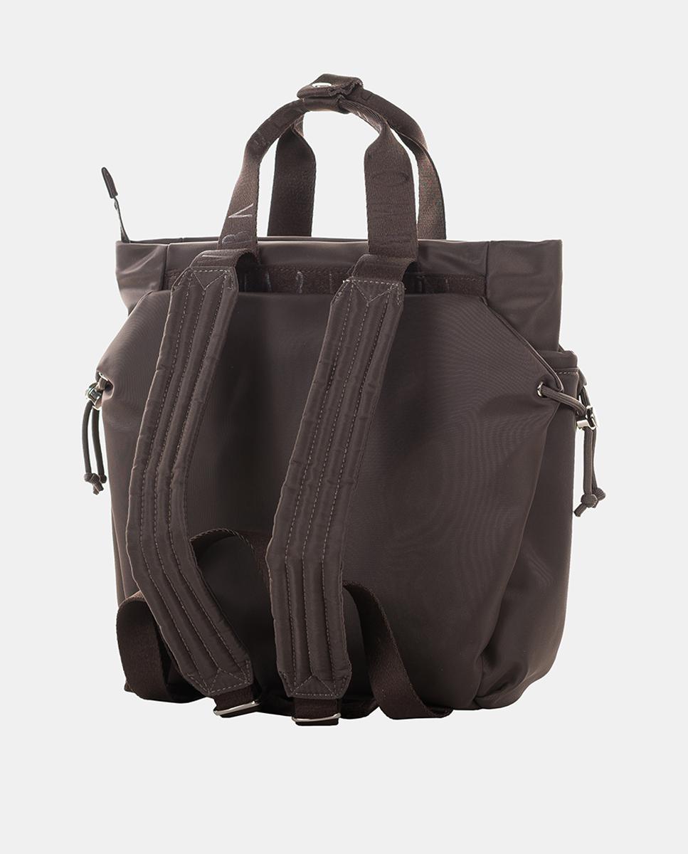 Mochila con doble asa - Devota & Lomba - Marrón chocolate Marrón chocolate-3