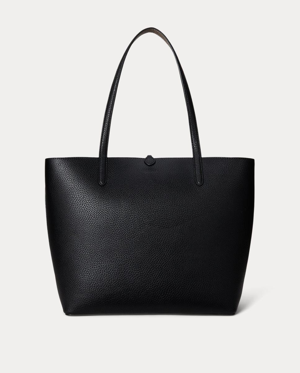 Mala tote reversível preta e cinzenta Preto-4