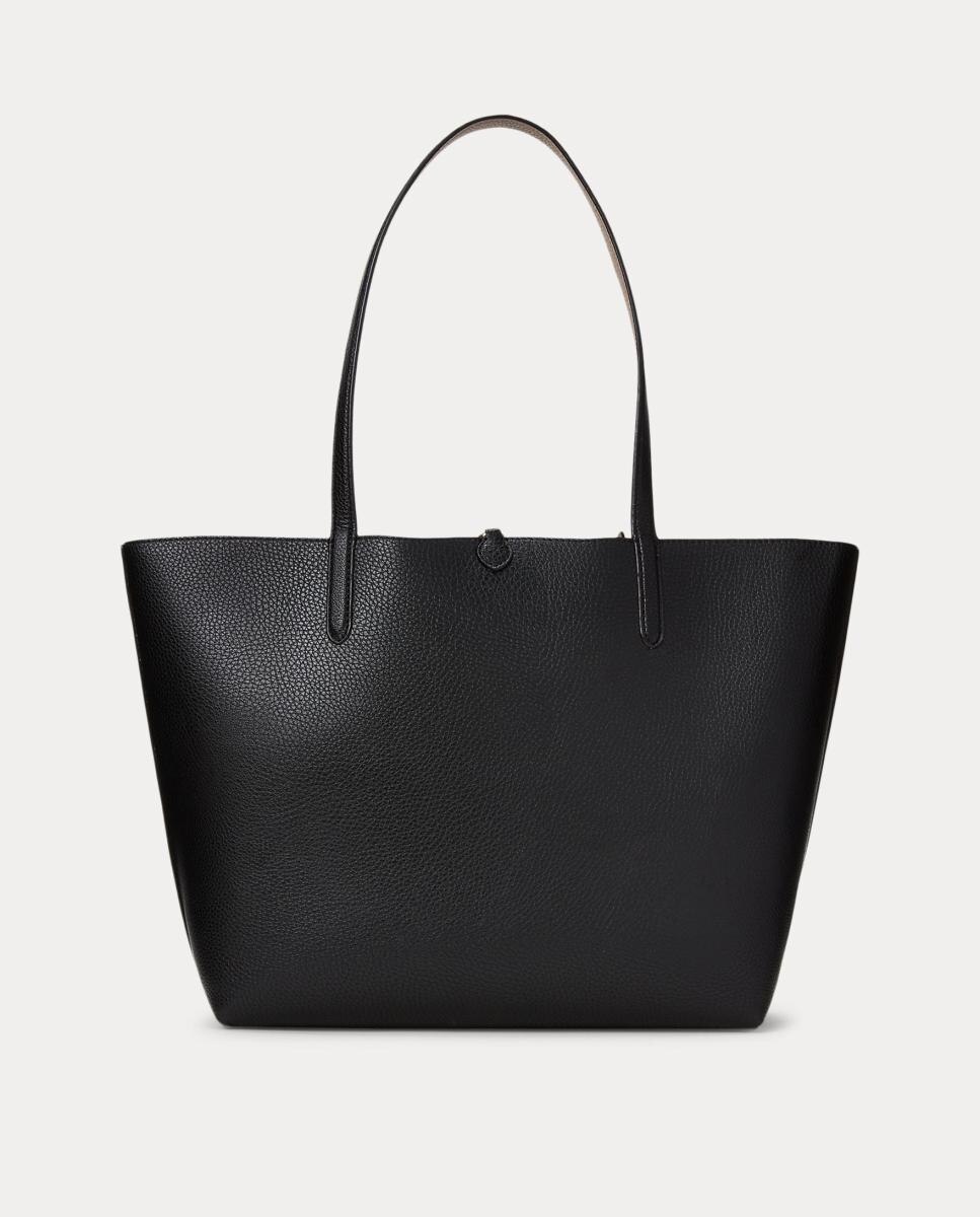 Mala tote reversível preta e cinzenta Preto-7