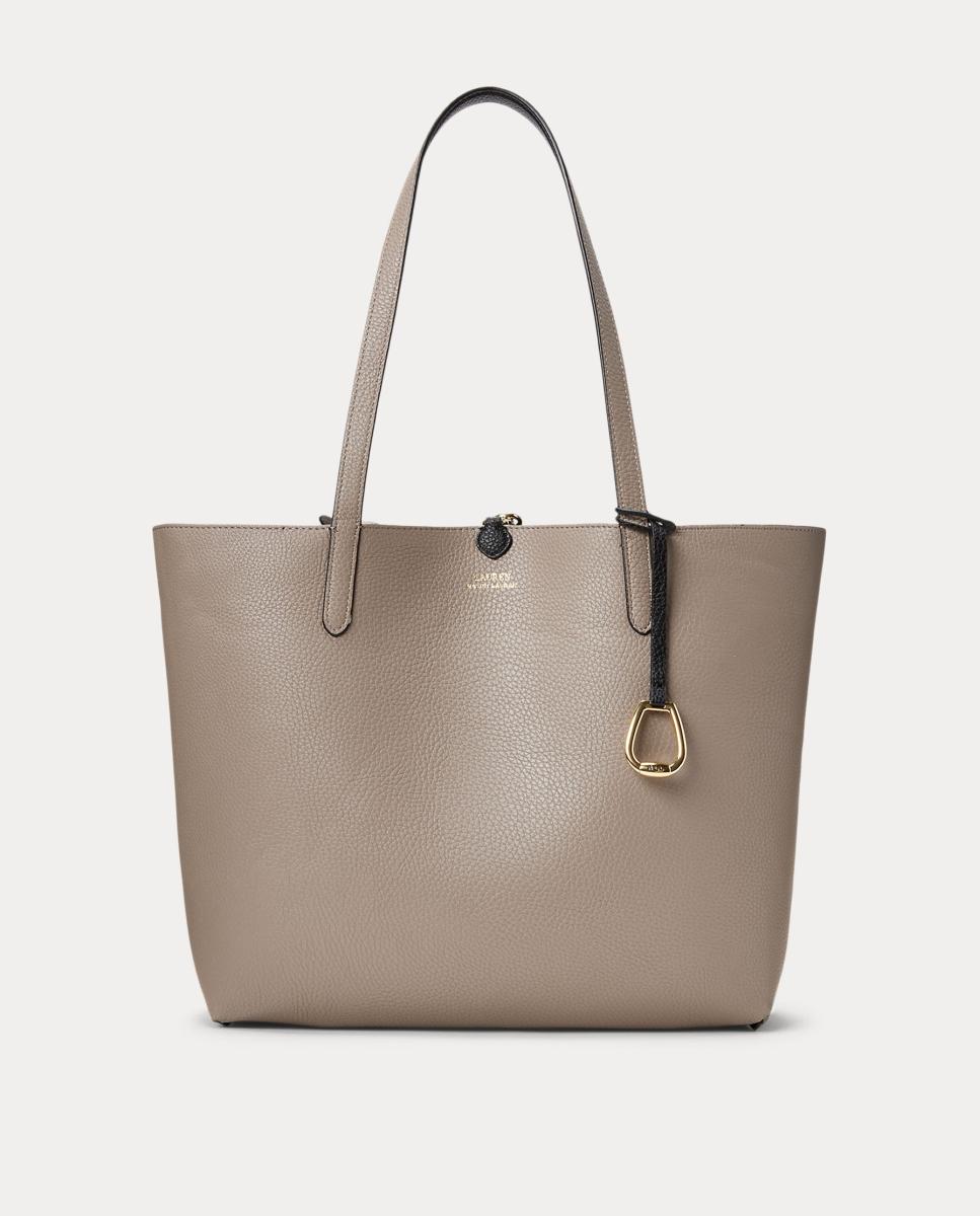 Mala tote reversível preta e cinzenta Preto-8
