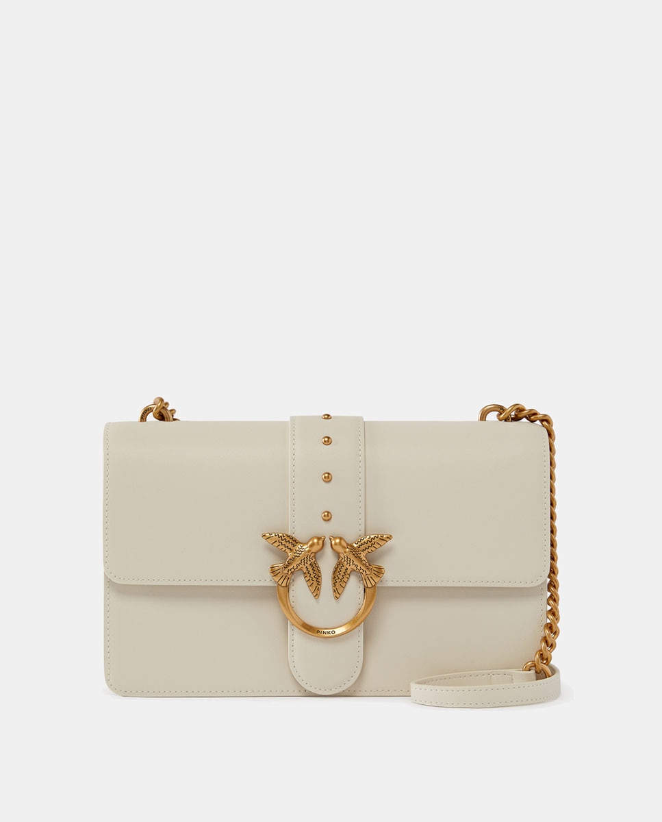 Mala a Tiracolo Classic Love Icon - Branco Creme-1