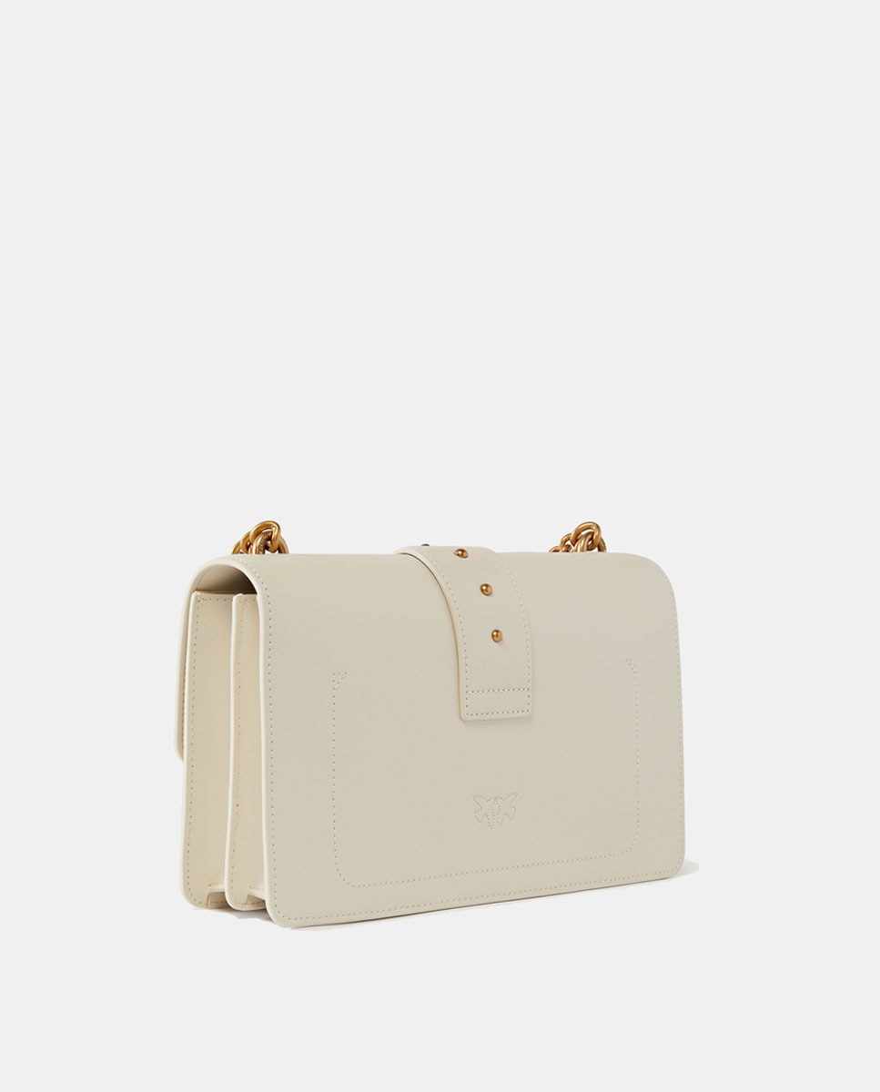 Mala a Tiracolo Classic Love Icon - Branco Creme-4