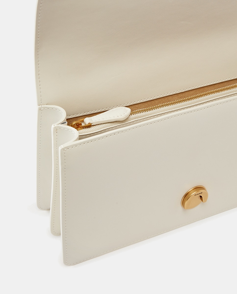Mala a Tiracolo Classic Love Icon - Branco Creme-5