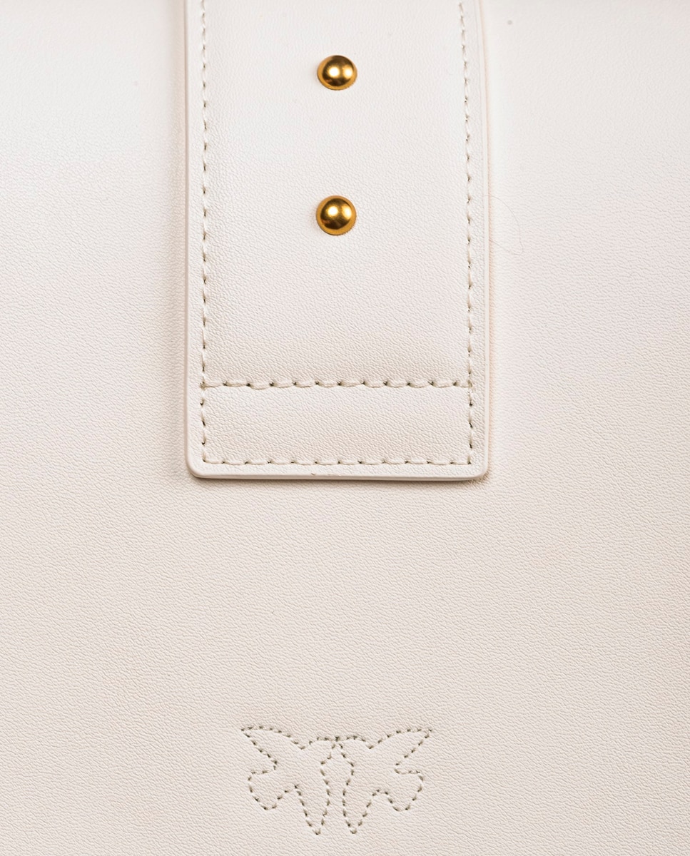 Mala a Tiracolo Classic Love Icon - Branco Creme-8