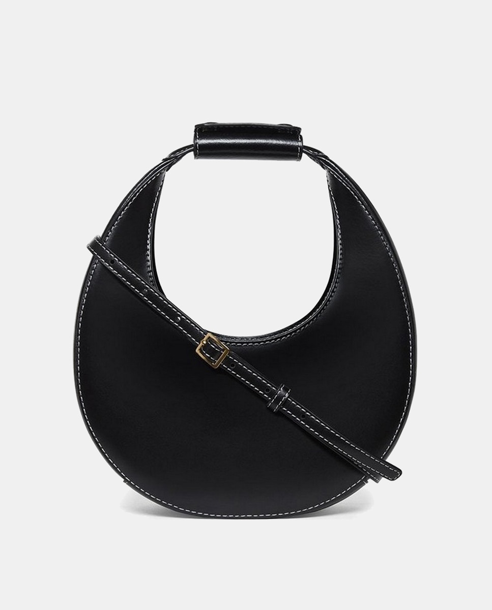 Mala Pequena Modelo Mini Moon - Preto Preto-1