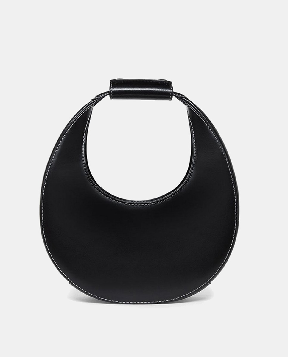 Mala Pequena Modelo Mini Moon - Preto Preto-2
