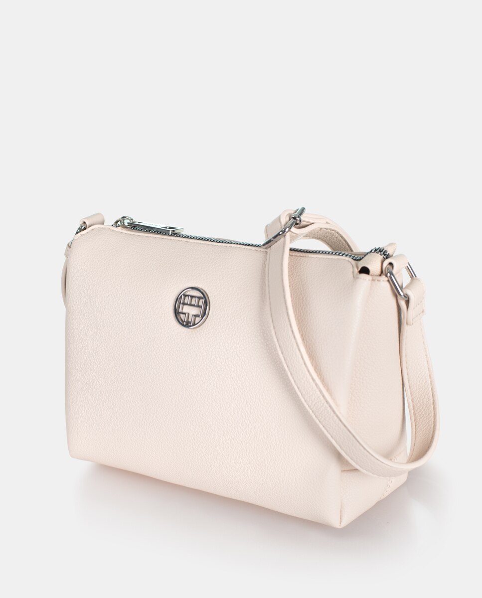 Mala a Tiracolo com Alça Ajustável Cru-2