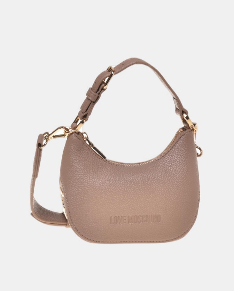 Mini Mala com Alça de Tiracolo Amovível - Bege Bege-1