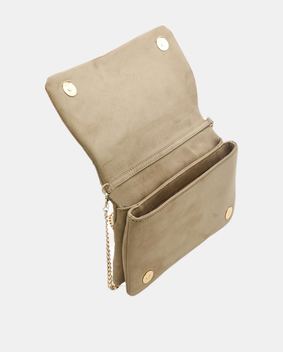 Mala com Alça de Tiracolo Amovível Bege-3