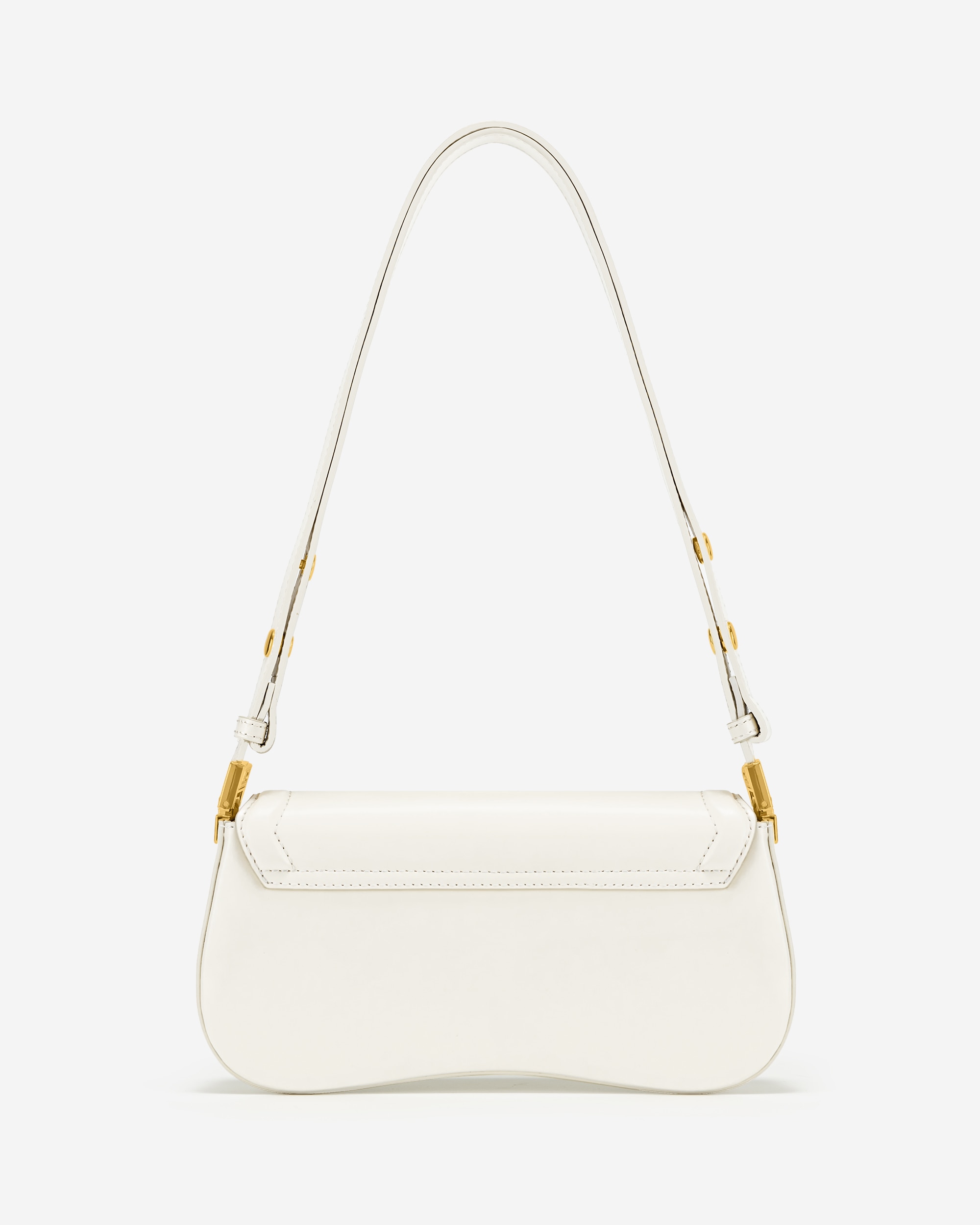 Mala de Ombro Modelo Joy - Branco Branco-3