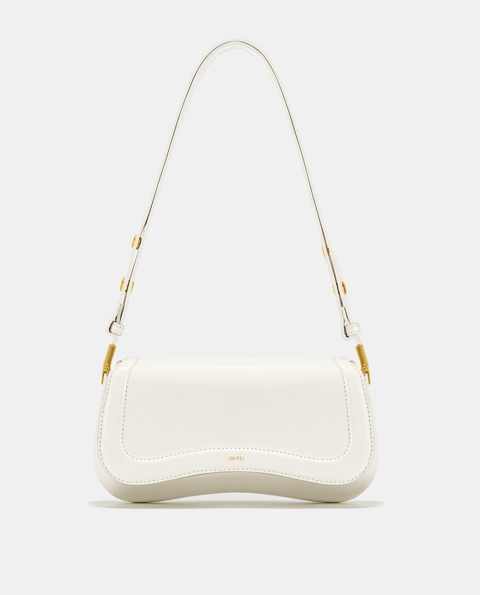 Mala de Ombro Modelo Joy - Branco Branco-5