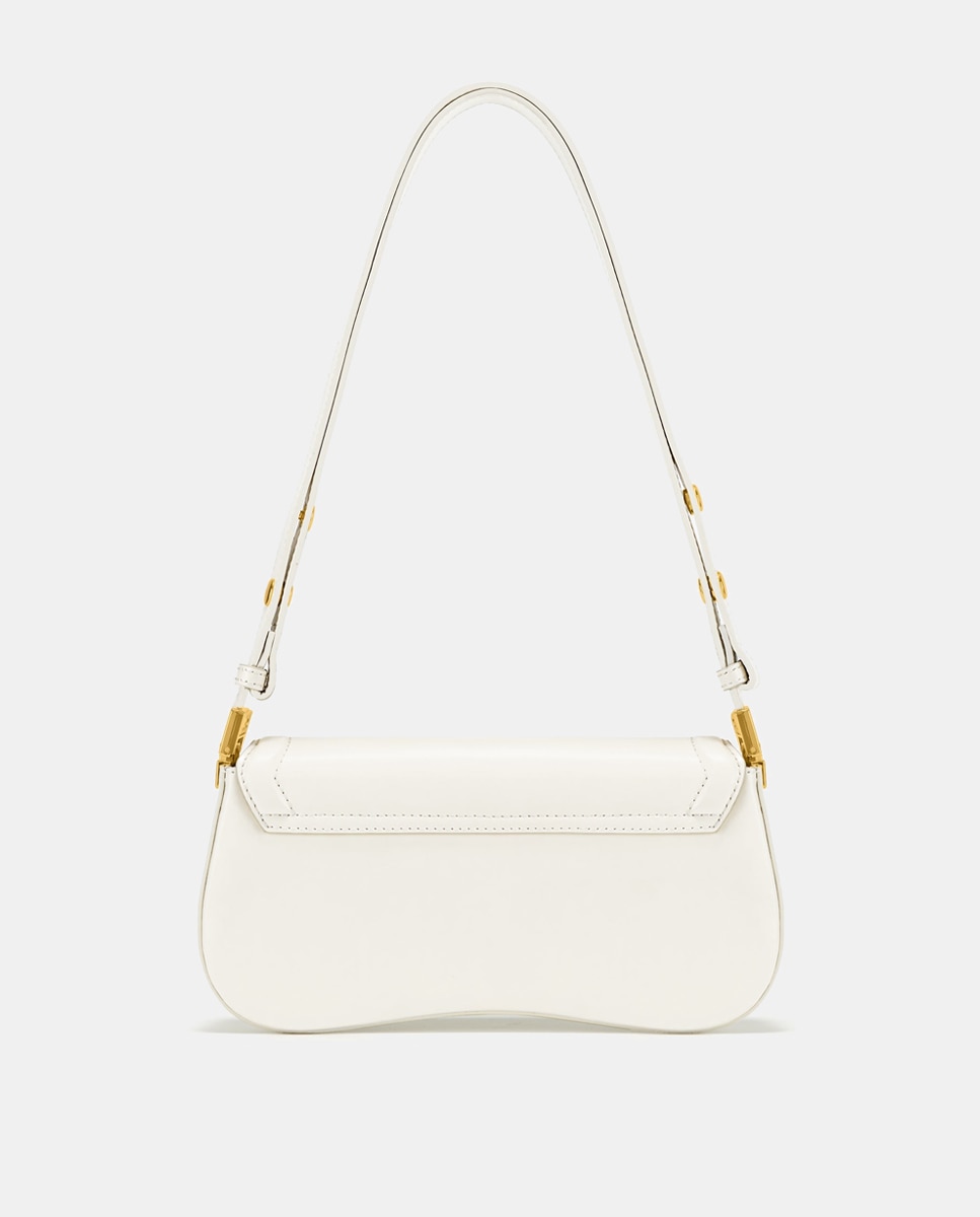Mala de Ombro Modelo Joy - Branco Branco-6