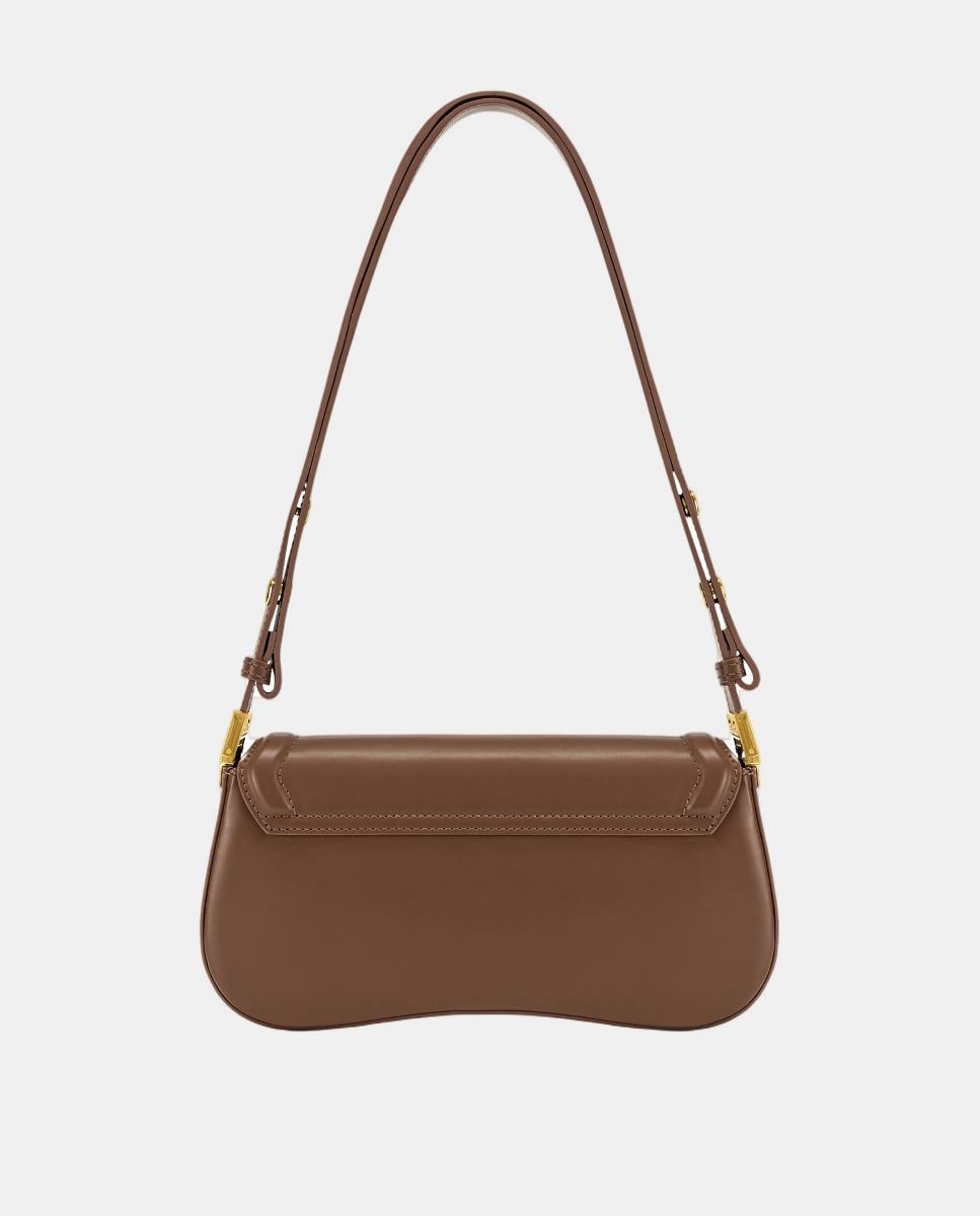 Mala de Ombro Modelo Joy - Castanho Castanho-2