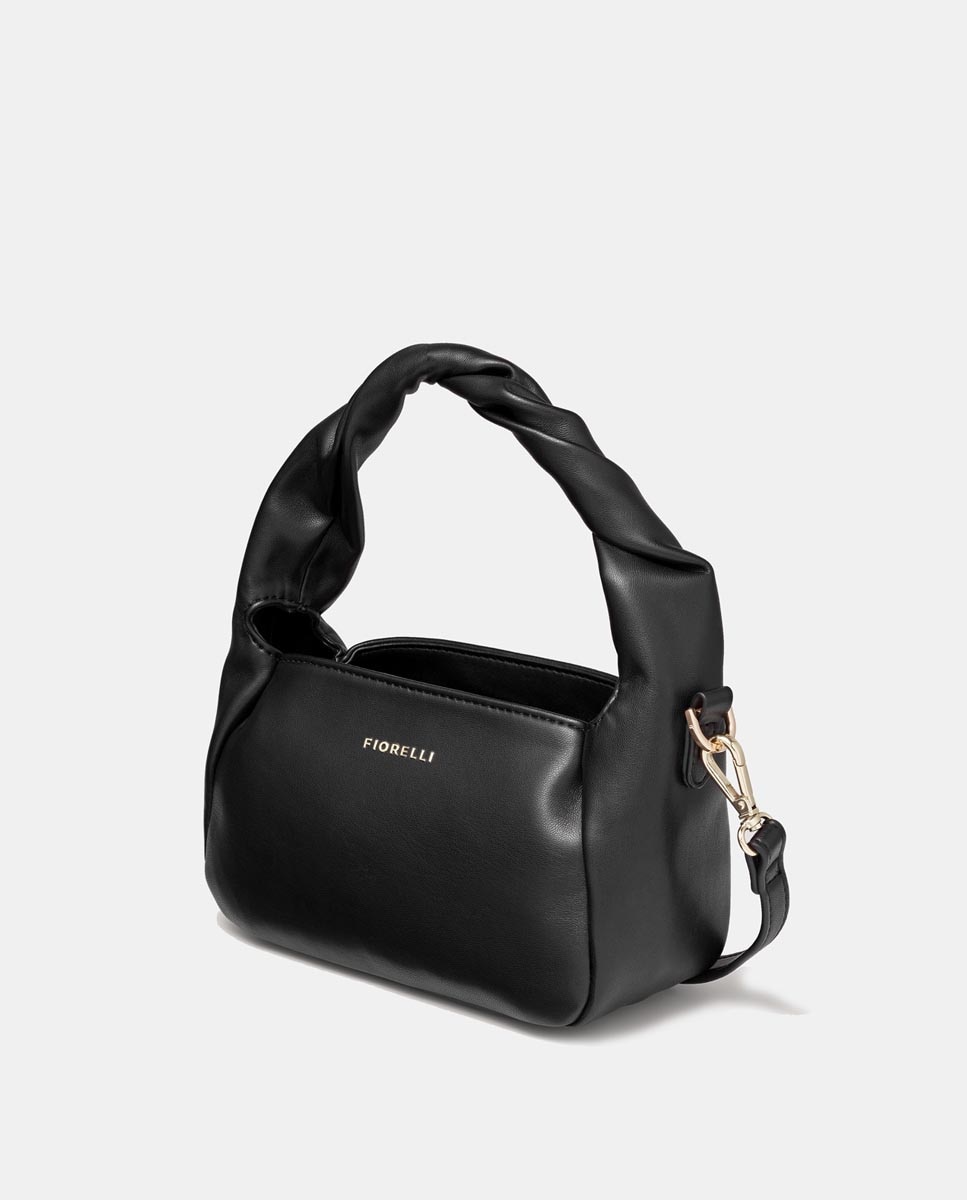 Mala de Mão Ramona Mini com Fecho de Correr Preto-2