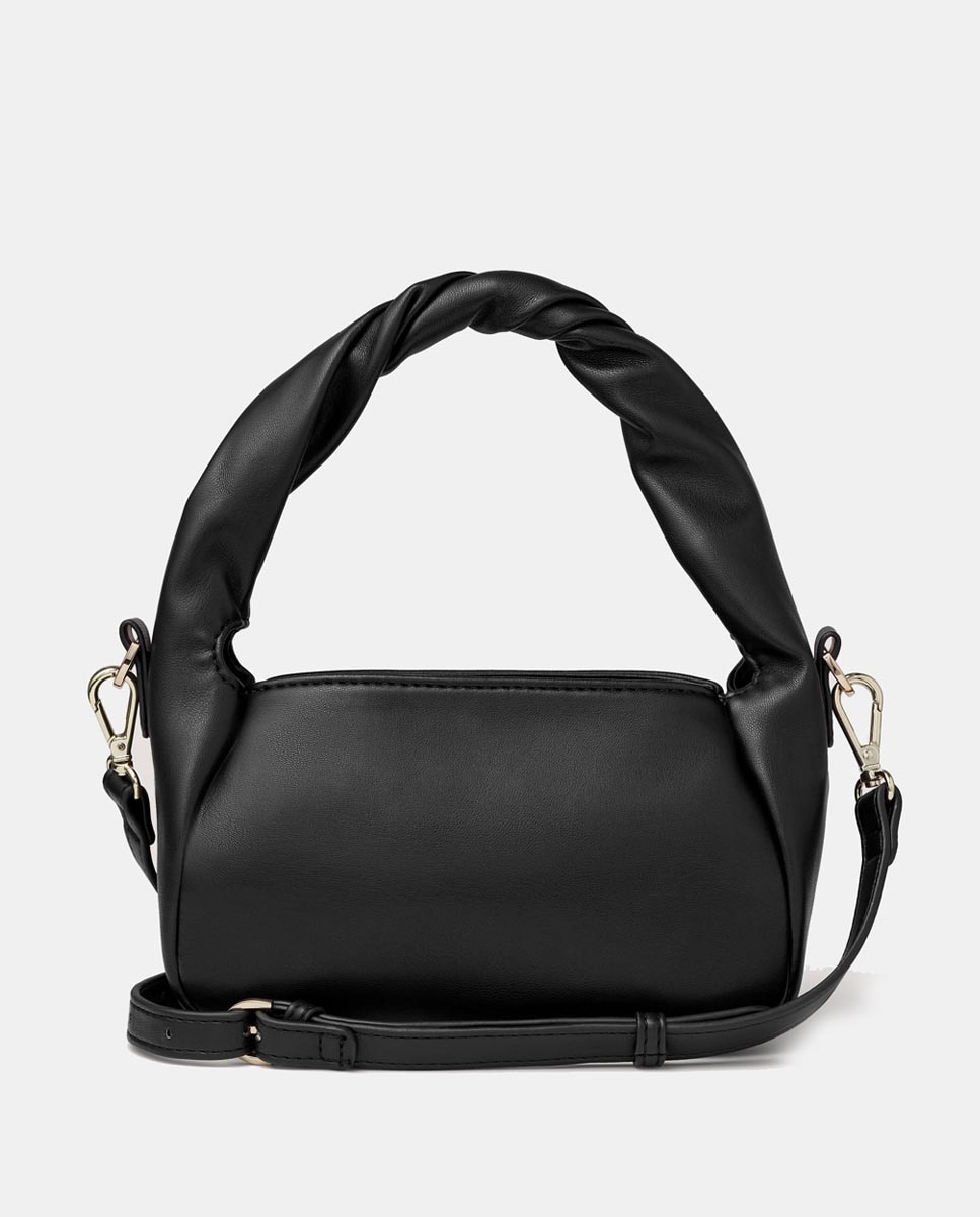 Mala de Mão Ramona Mini com Fecho de Correr Preto-3