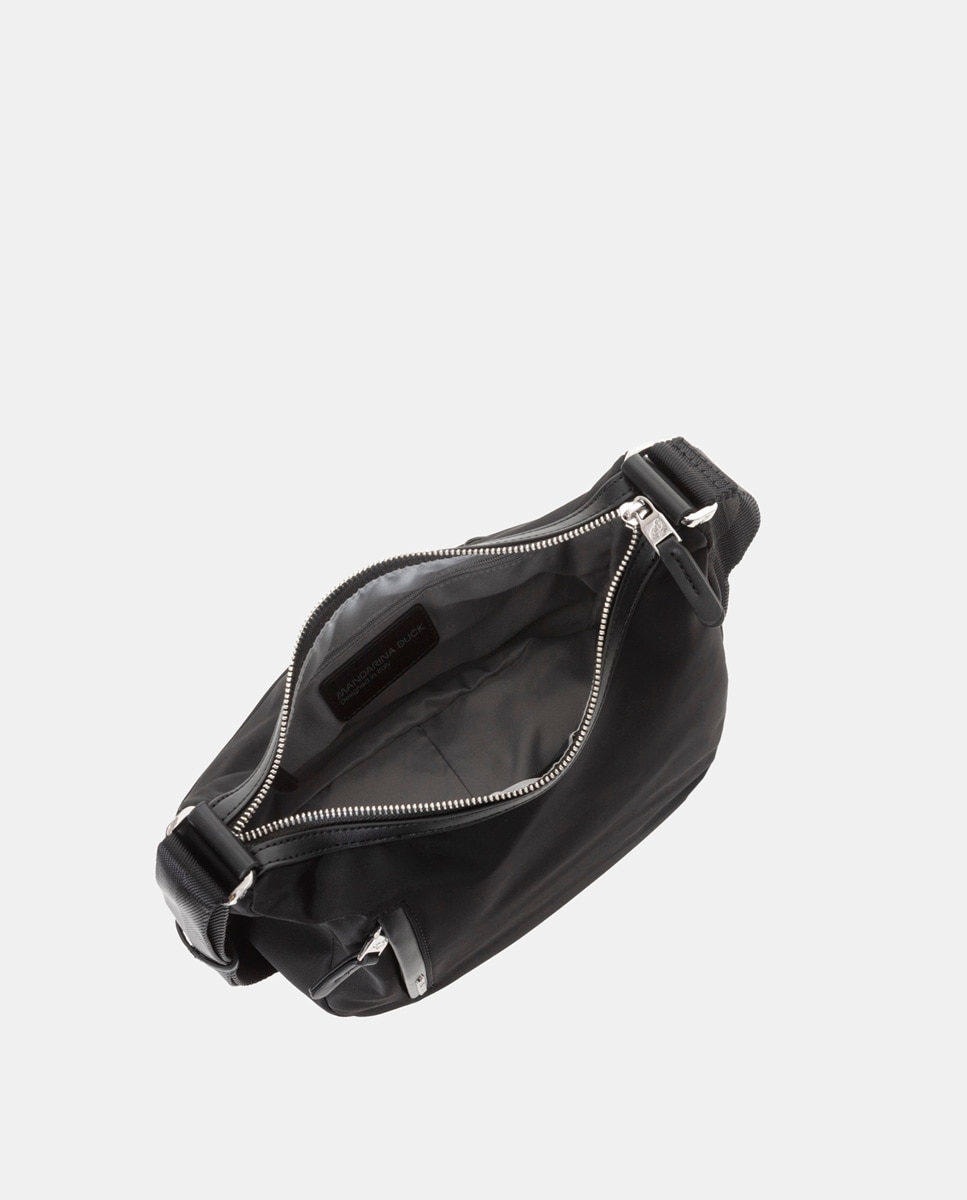 Mala a Tiracolo Média - Preto Preto-7