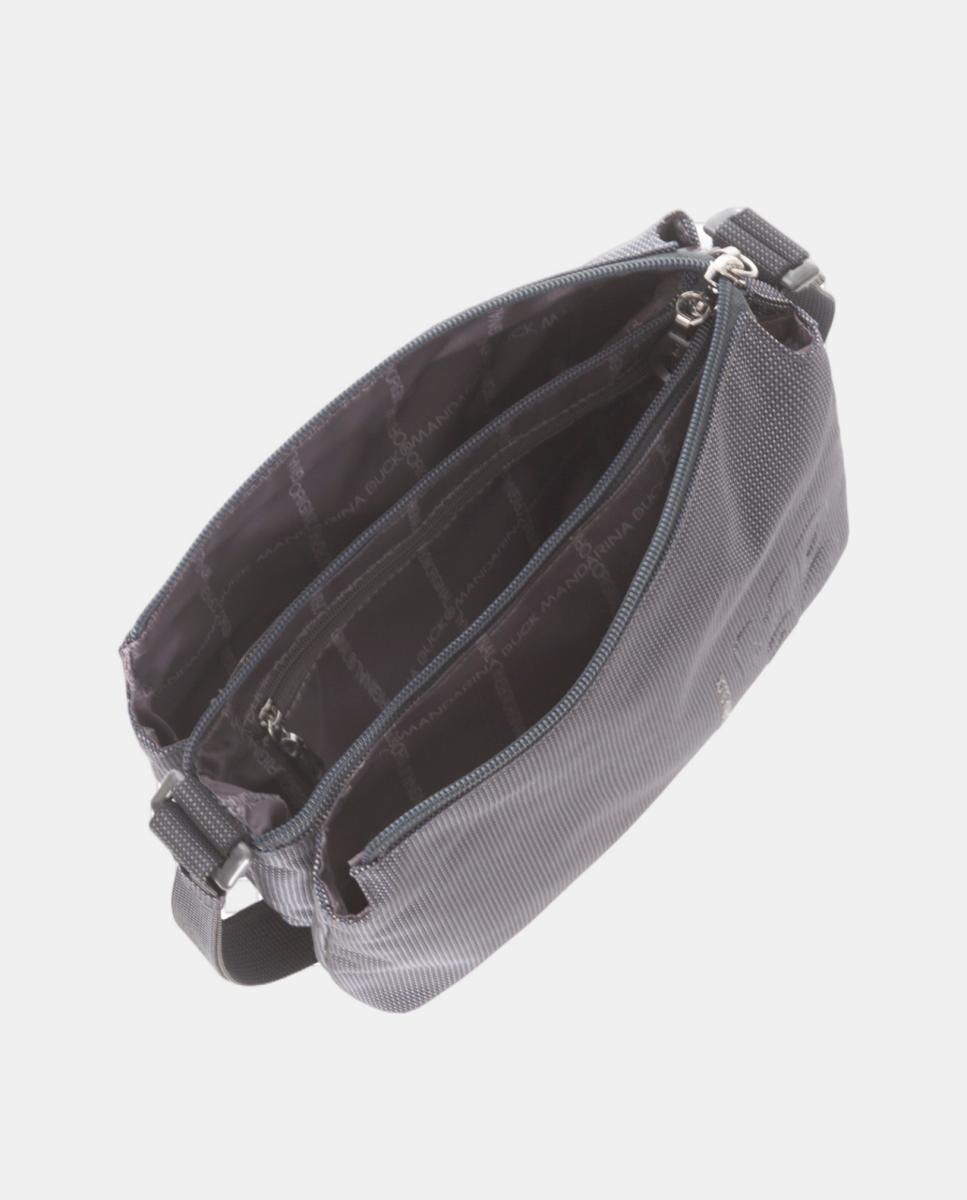 Mala a Tiracolo Pequena - Cinzento Cinzento-escuro-4