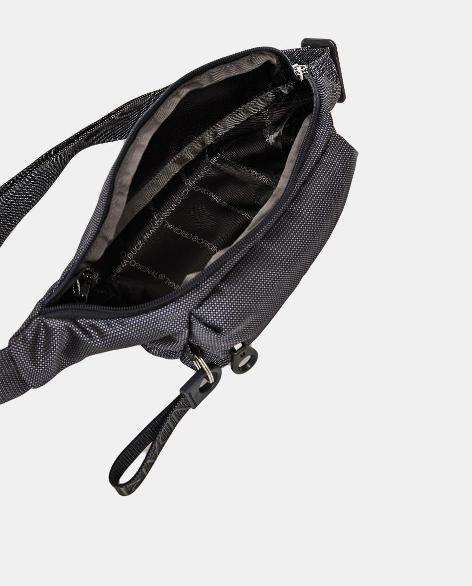 Riñonera en tejido con cremallera - Mandarina Duck - Gris oscuro Gris oscuro-5