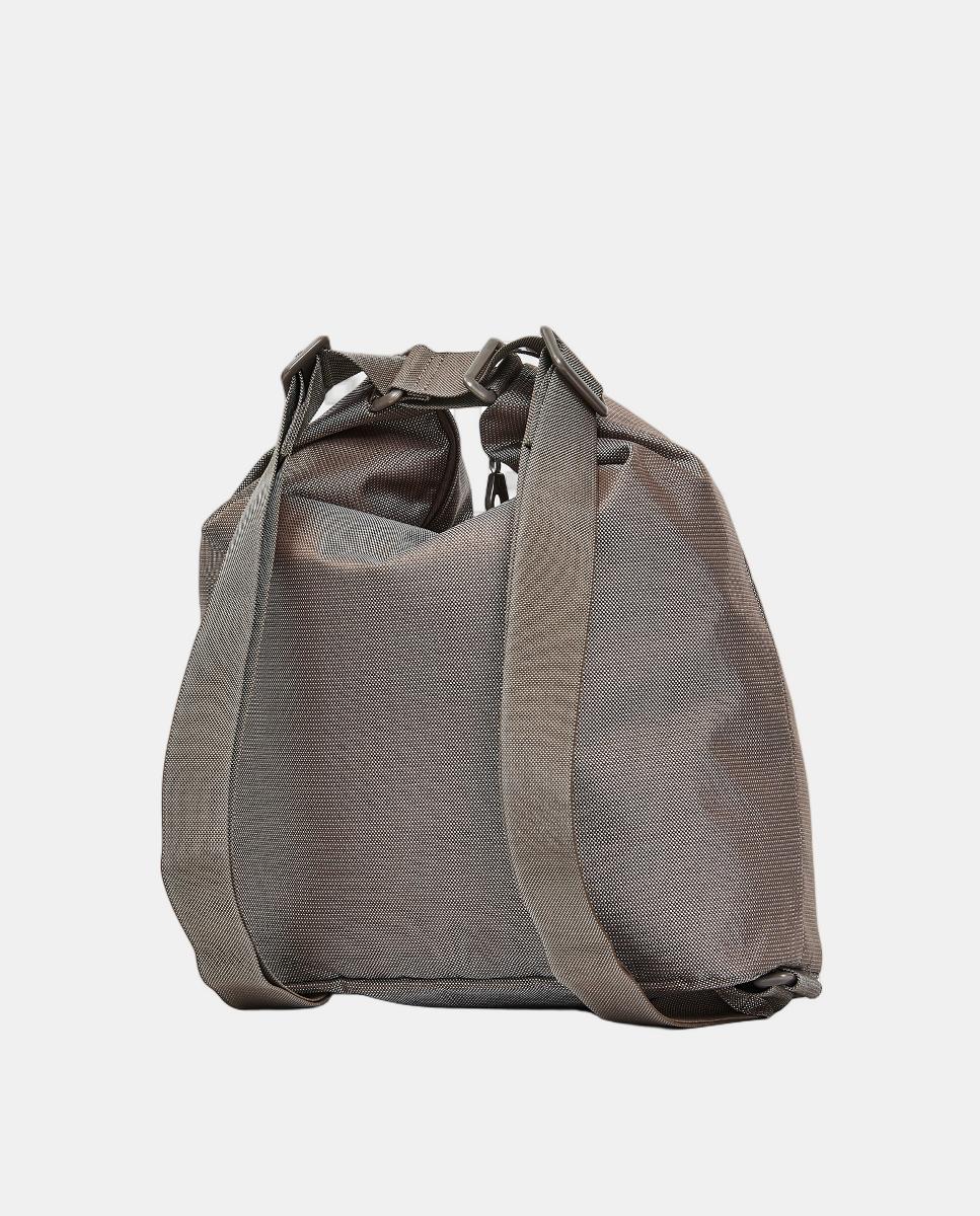 Mala de ombro coral conversível em mochila Castanho-claro-5