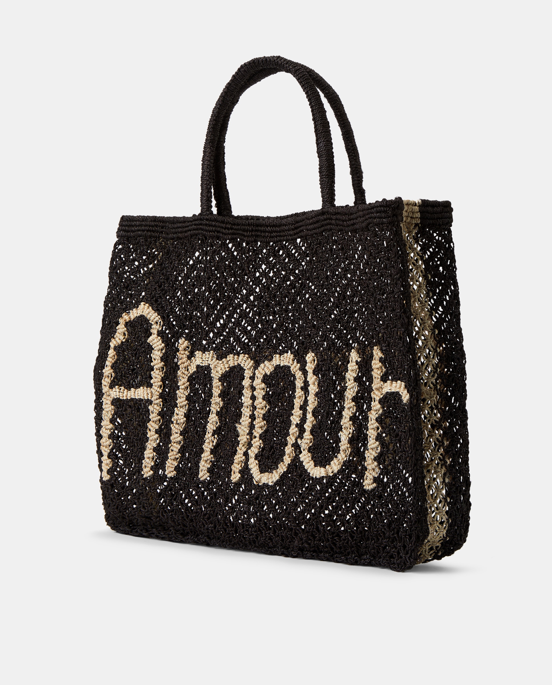 Mala Modelo Amour Word Bag - Preto Preto-2