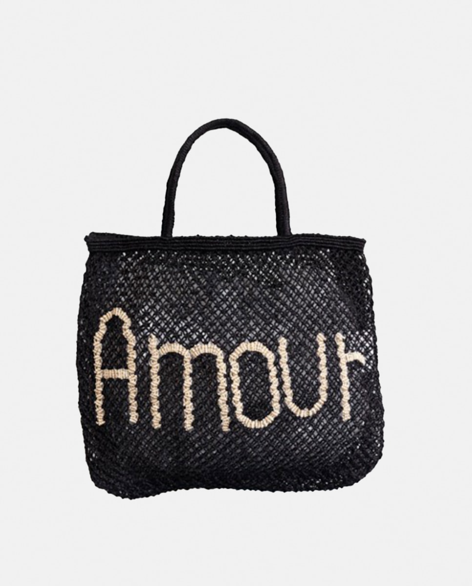 Mala Modelo Amour Word Bag - Preto Preto-4