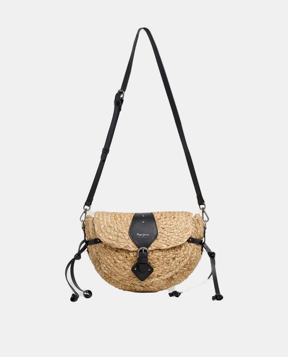 Mala Saddle Sweet Saddie Coast com Aba Magnética e Logótipos à Frente e Atrás Preto-2