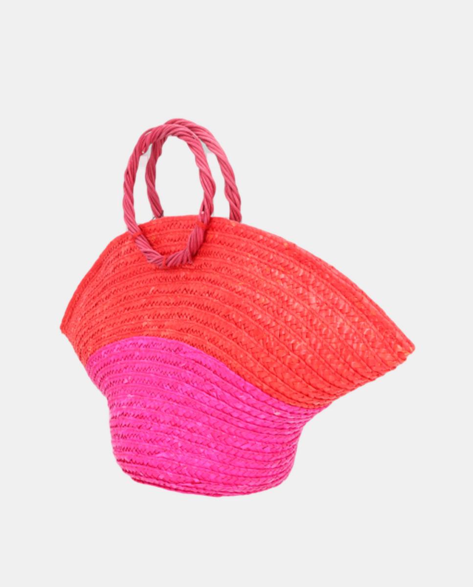 Mini Hat Bag Bicolor Vermelho-3