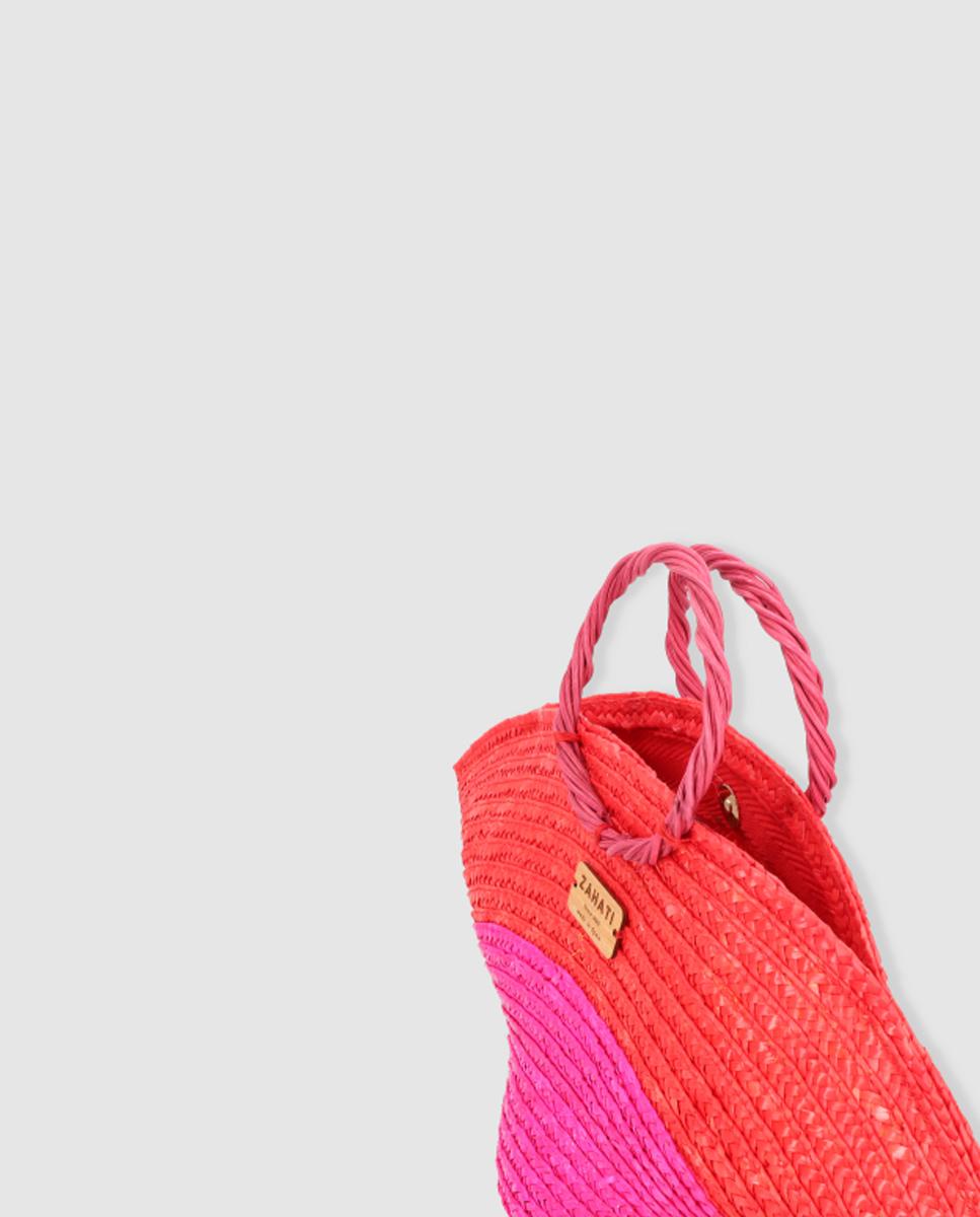 Mini Hat Bag Bicolor Vermelho-4