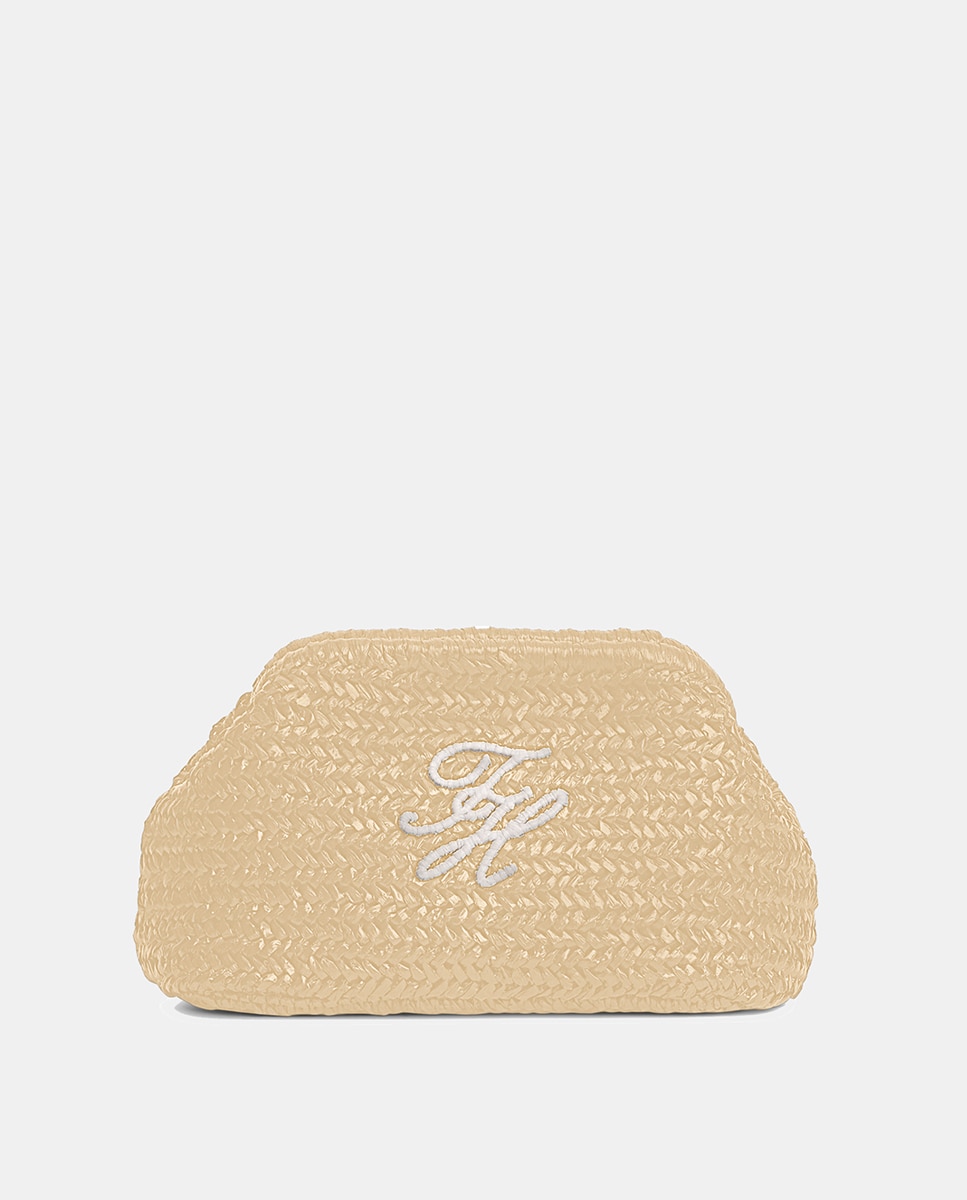 Imagem 0 de Mala Clutch de Ráfia TH Script