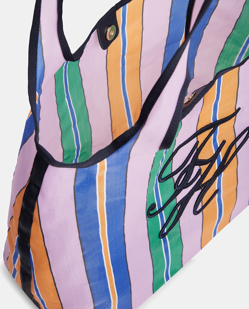 Saco de Praia com Logótipo TH Script Multicolor-2