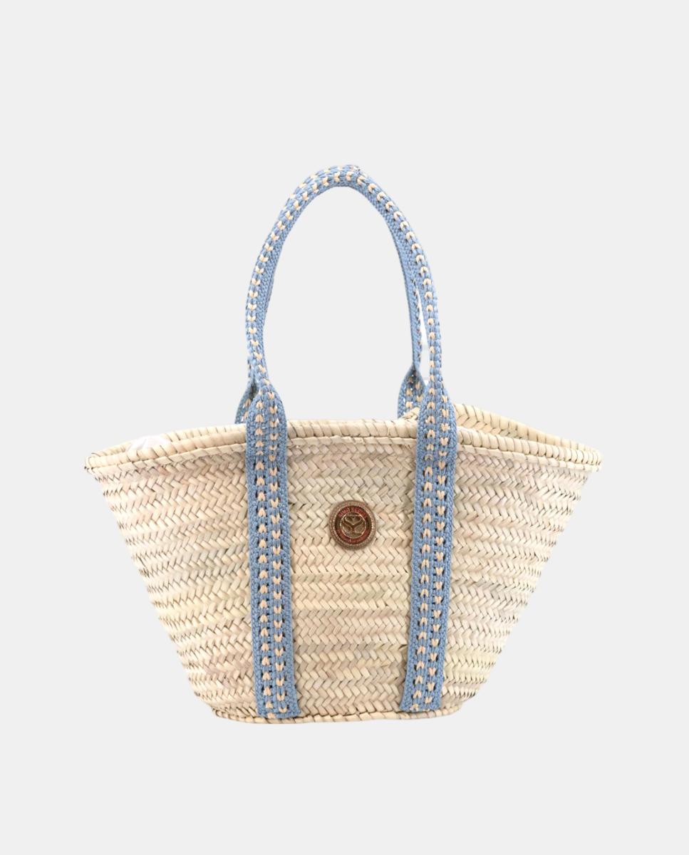 Imagem 0 de Cesta Grande de Palma Natural com 10 Dobras