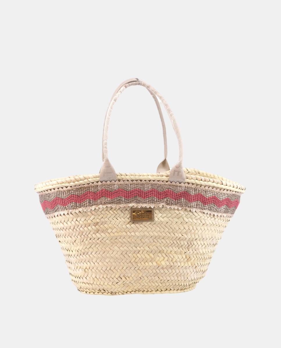 Imagem 0 de Cesta Grande de Palma Natural com 10 Dobras