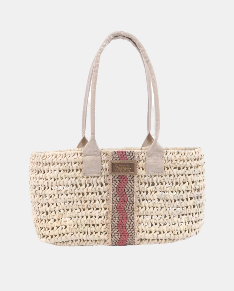 Imagem 0 de Mala Shopper de Palma Natural Atada