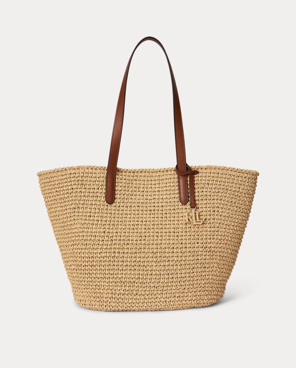 Imagem 0 de Mala Tipo Tote Lainey Grande de Ráfia