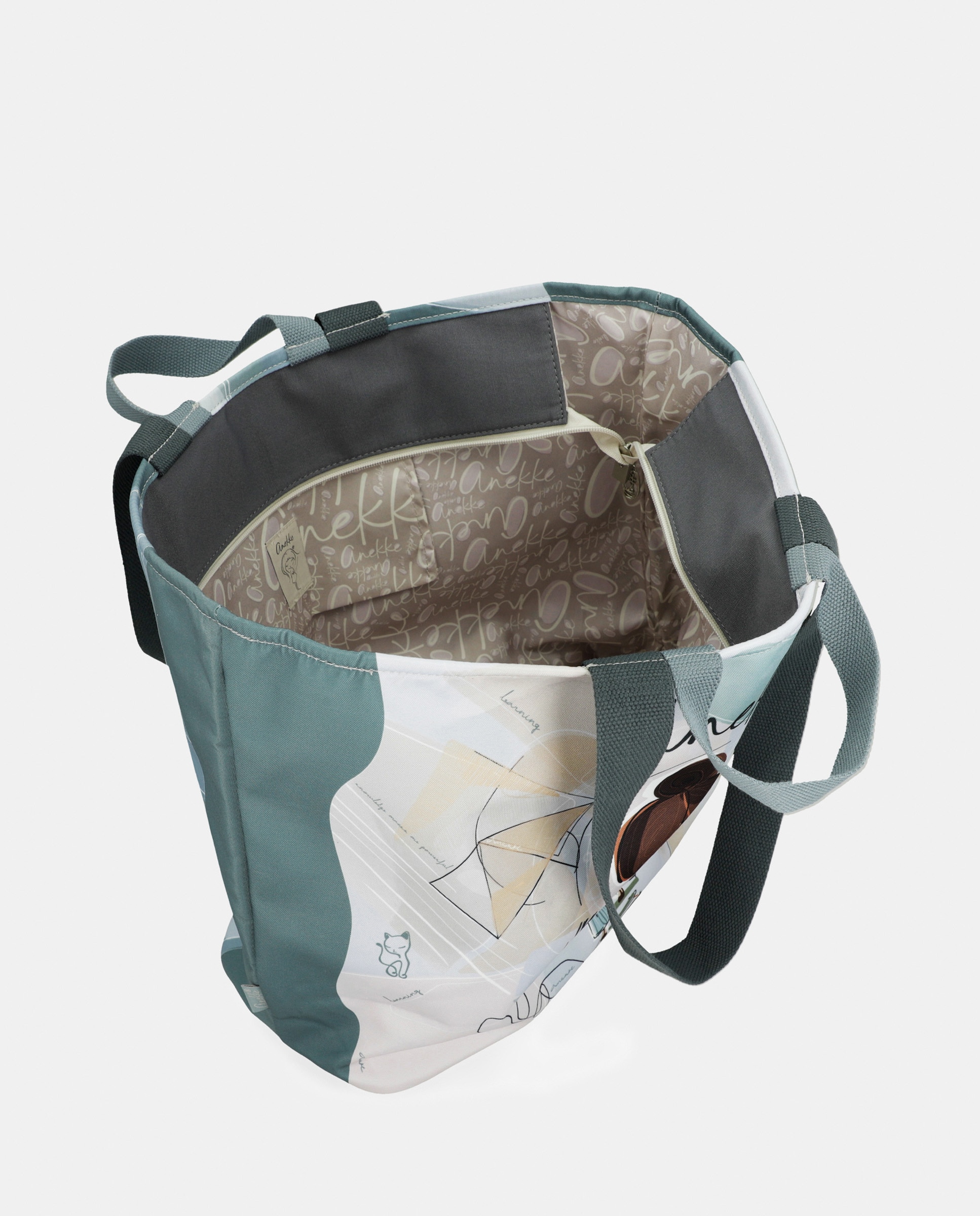 Saco de Praia Médio Sophia Multicolor-5