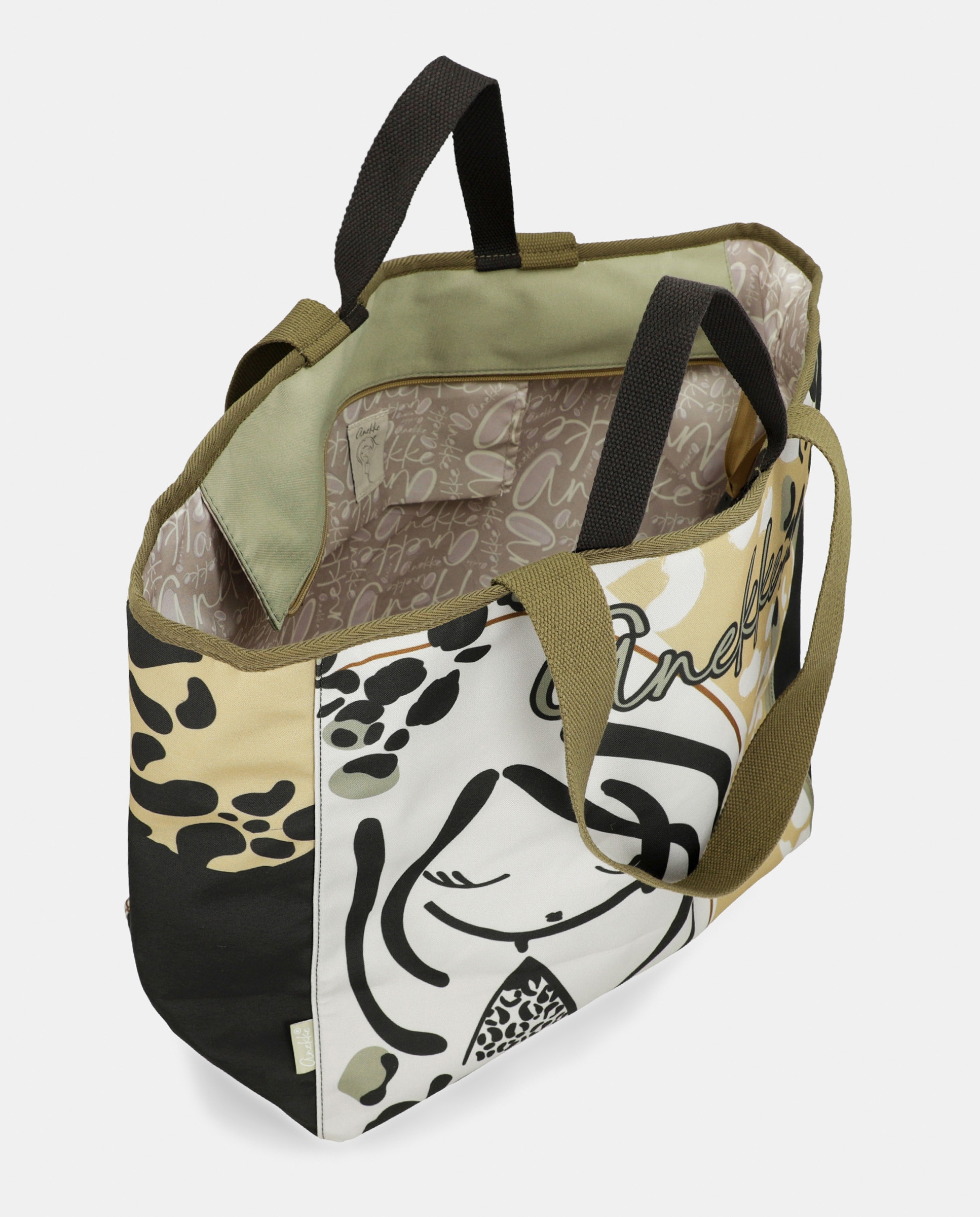 Saco de Praia Grande Gaia Multicolor-5