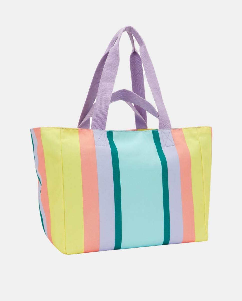 Mala Tipo Tote Grande com Porta-Moedas Interior, Modelo Naomi Multicolor-2