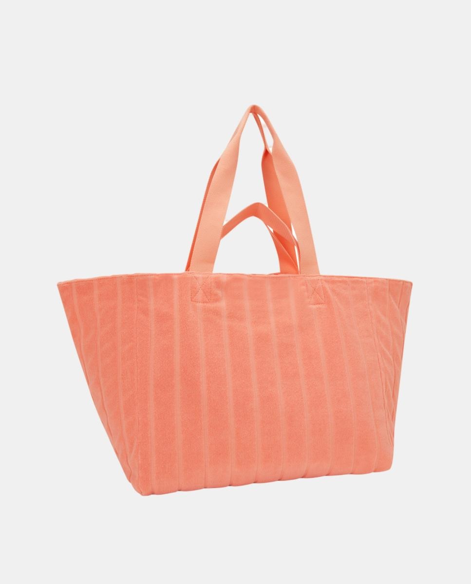 Mala Tipo Tote Grande com Porta-Moedas Interior, Modelo Naomi Laranja-2