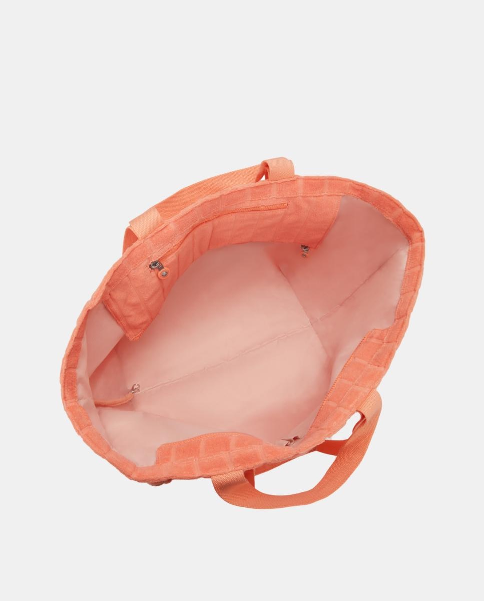 Mala Tipo Tote Grande com Porta-Moedas Interior, Modelo Naomi Laranja-3