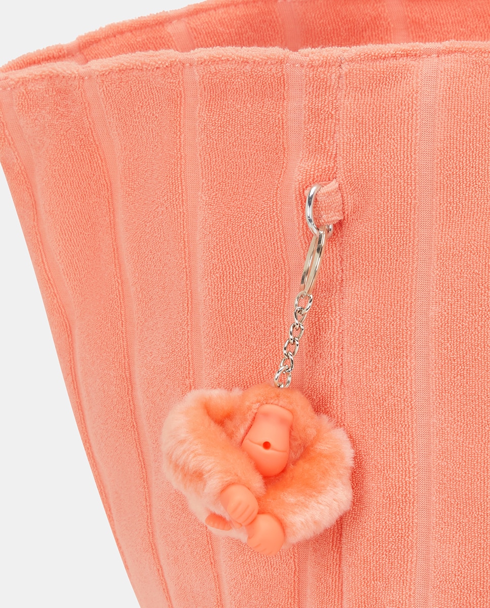 Mala Tipo Tote Grande com Porta-Moedas Interior, Modelo Naomi Laranja-5
